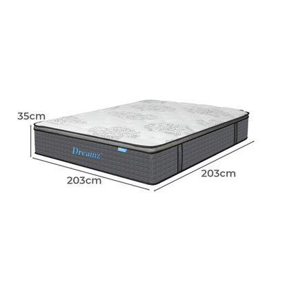 Premium Spring Mattress Bed Pocket Egg Super King  Comfortable Design
