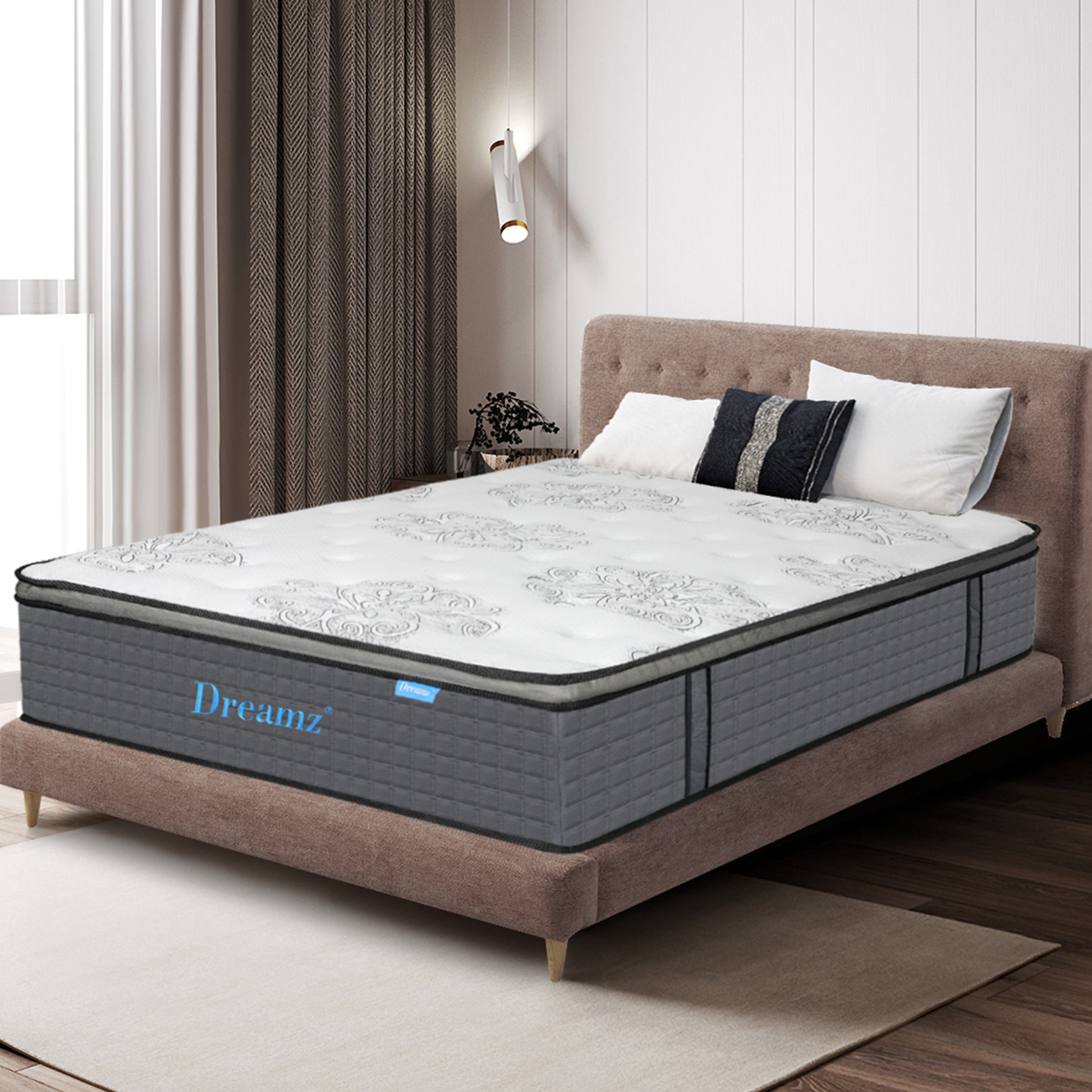 Premium Spring Mattress Bed Pocket Egg Super King  Comfortable Design