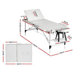 3-Fold Portable Aluminium Massage Table