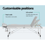 3-Fold Portable Aluminium Massage Table