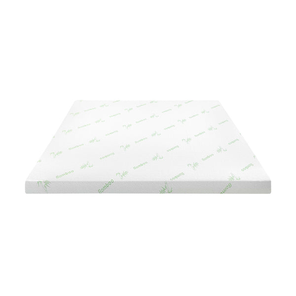  H&L Memory Foam Mattress Topper Queen Bed Cool Gel Bamboo Cover Underlay 5CM