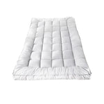 Pillow Top Mattress Topper Microfibre Pad Underlay Single