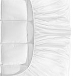 Pillow Top Mattress Topper Microfibre Pad Underlay Single
