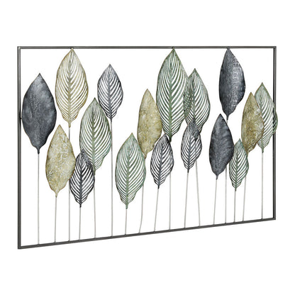 Metal Wall Art Hanging Sculpture Home Decor Leaf Tree Of Life Framed