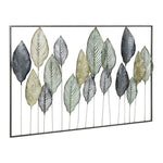 Metal Wall Art Hanging Sculpture Home Decor Leaf Tree Of Life Framed