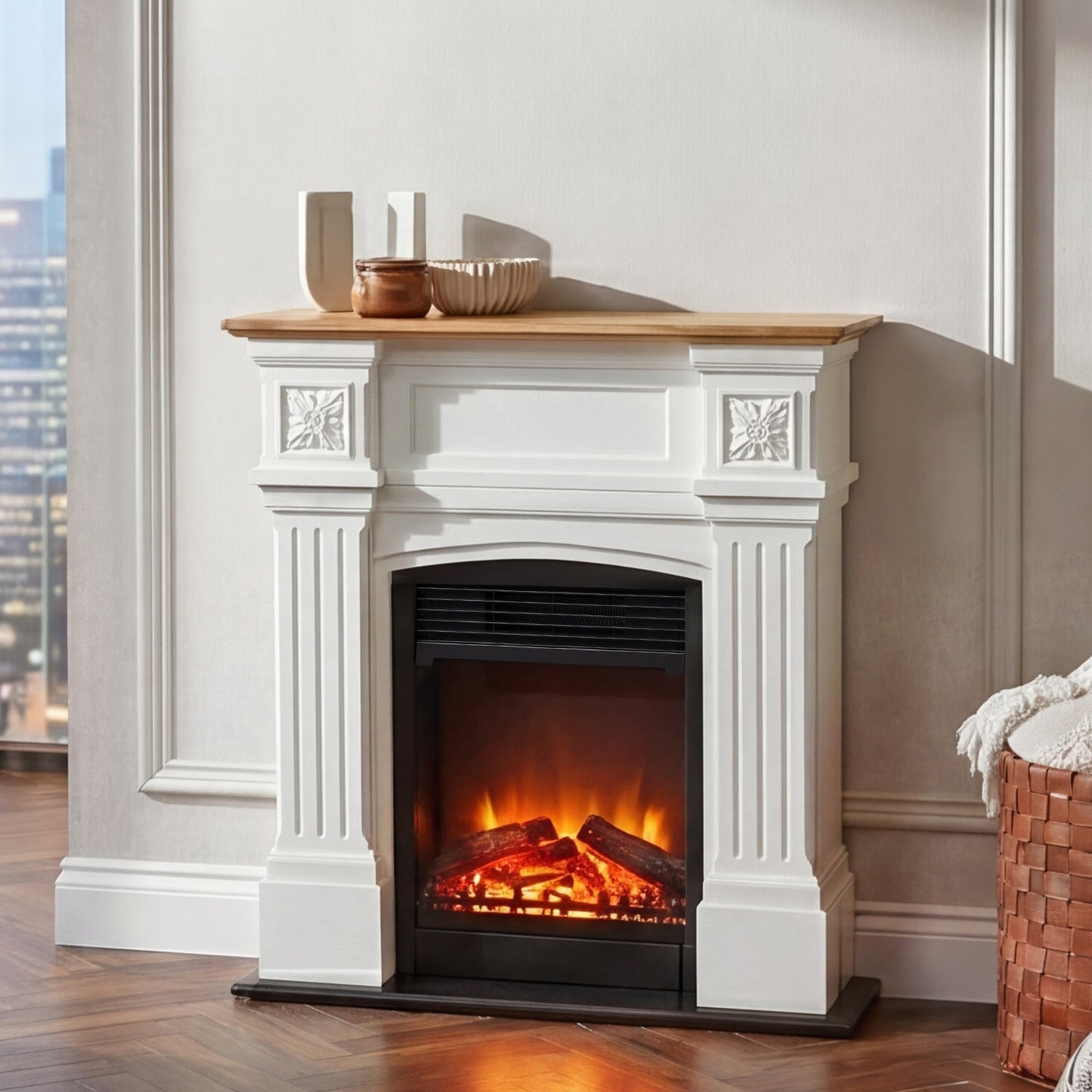 Electric Fireplace Mini Suite 85x26x93cm
