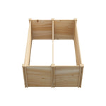 Garden Bed 240x45x45cm Raised Wooden Planter Outdoor Vegetable Flower Box