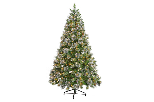 9ft Christmas Tree with Twinkle Lights  Bryson Pine