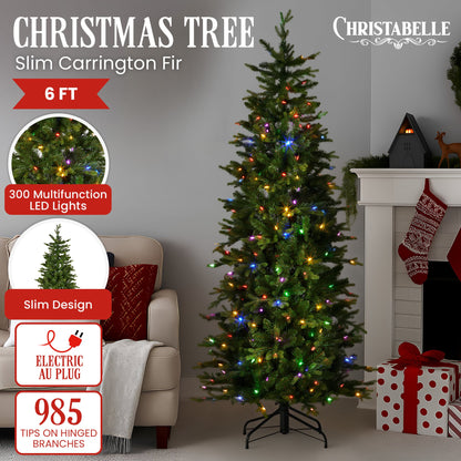 Slim Christmas Tree White LED Lights