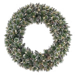 Christmas Garland with Lights- Electric 274cm Snowy Dorchester