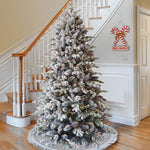 2.3m Snowy Dorchester Pre-Lit Christmas Tree with 1198 Tips