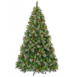 7.5ft Christmas Tree with Twinkle Lights - Wintry Pine