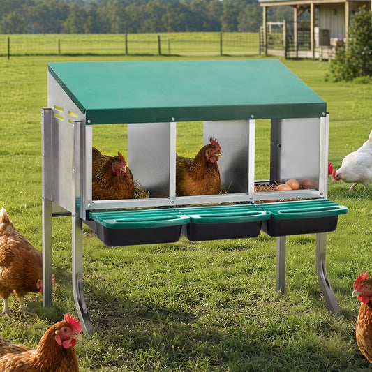Chicken Nesting Box With Stand 80x51x78cm