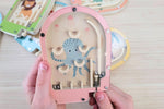 Wooden  Pinball Game- Set Of 6Pcs