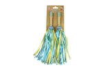 Wooden Cheer Pom Poms 2 Pairs