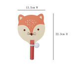 Wooden Animal Paddle Ball Game Set Of 4