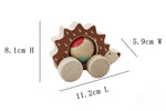 Eco play push a long spinning hedgehog