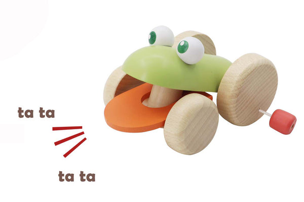  Eco play push a long croaking frog