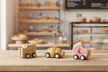 Wooden Toy Pastries Set 6x5.5x4cm