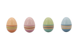 Calm & Breezy Wooden Maraca Egg Shaker Set Of 4