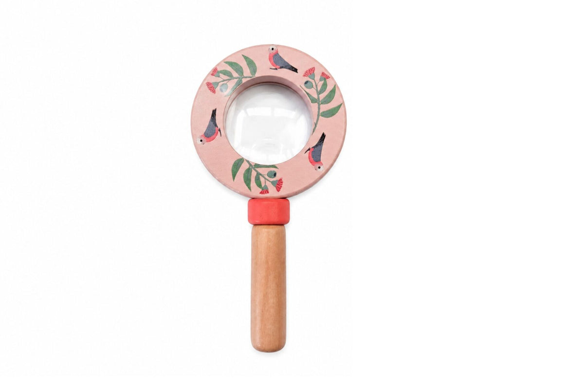 Wildlife Magnifying Glass Natural 6x1.3x12cm
