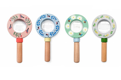Wildlife Magnifying Glass Natural 6x1.3x12cm