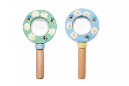 Magnifying Glass Wooden Handle 6x1.3x12cm