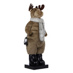 1.1m Musical LED Animated Christmas Moose Decoration Light-Up Lantern Ornament