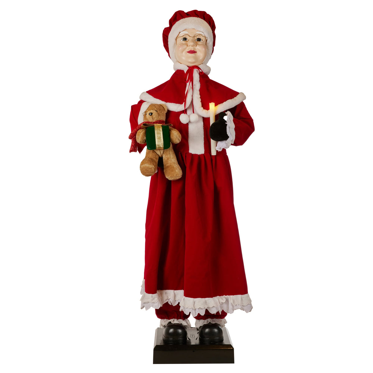 Large Musical Mrs Claus Decoration