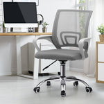 Mesh Office Chair Foam Seat White&Black