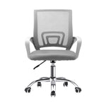 Mesh Office Chair Foam Seat White&Black