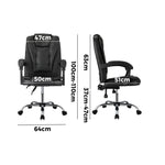 Luxurious and Ergonomic: Leather Executive Massage Office Chair