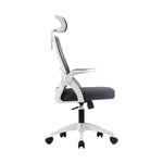 Ergonomic Office Chair Back Support Dark Grey&White