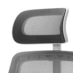 Ergonomic Office Chair Back Support Dark Grey&White
