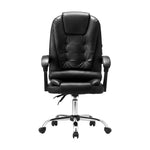 Massage Office Chair Racing Chairs PU Leather Black