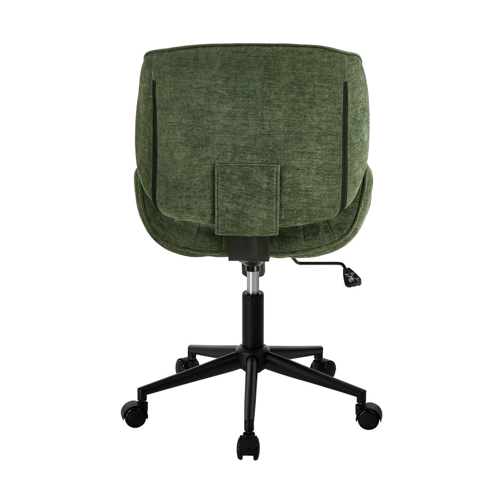 Mid Back Armless Office Chair Green | HomeAndLiving