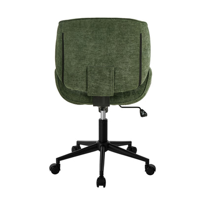 Mid Back Armless Office Chair Green | HomeAndLiving