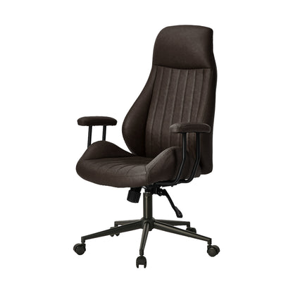Black office chair, detail