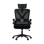 Mesh Office Chair D-Shape Back Support Black