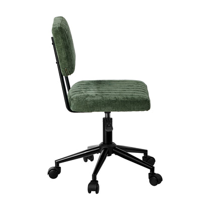 Mid Back Armless Office Chair Swivel | HomeAndLiving