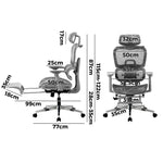 Ergonomic Office Chair Mesh Executive Seat Black/Grey/White