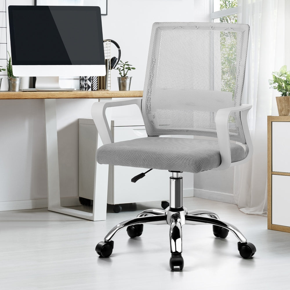 Mesh Office Chair Executive Computer Seat White