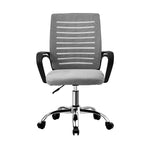 Mesh Office Chair Breathable Backrest Black Grey & White