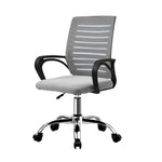 Mesh Office Chair Breathable Backrest Black Grey & White