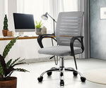 Mesh Office Chair Breathable Backrest Black Grey & White