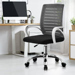 Mesh Office Chair Breathable Backrest Black Grey & White