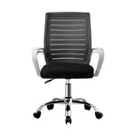 Mesh Office Chair Breathable Backrest Black Grey & White