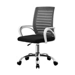 Mesh Office Chair Breathable Backrest Black Grey & White
