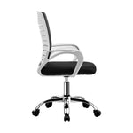 Mesh Office Chair Breathable Backrest Black Grey & White