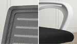Mesh Office Chair Breathable Backrest Black Grey & White